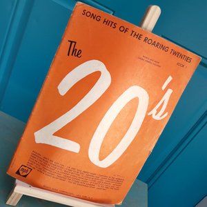 Vintage Sheet Music Book Songs Hits from Roaring 20s Piano Guitar Sing Musical